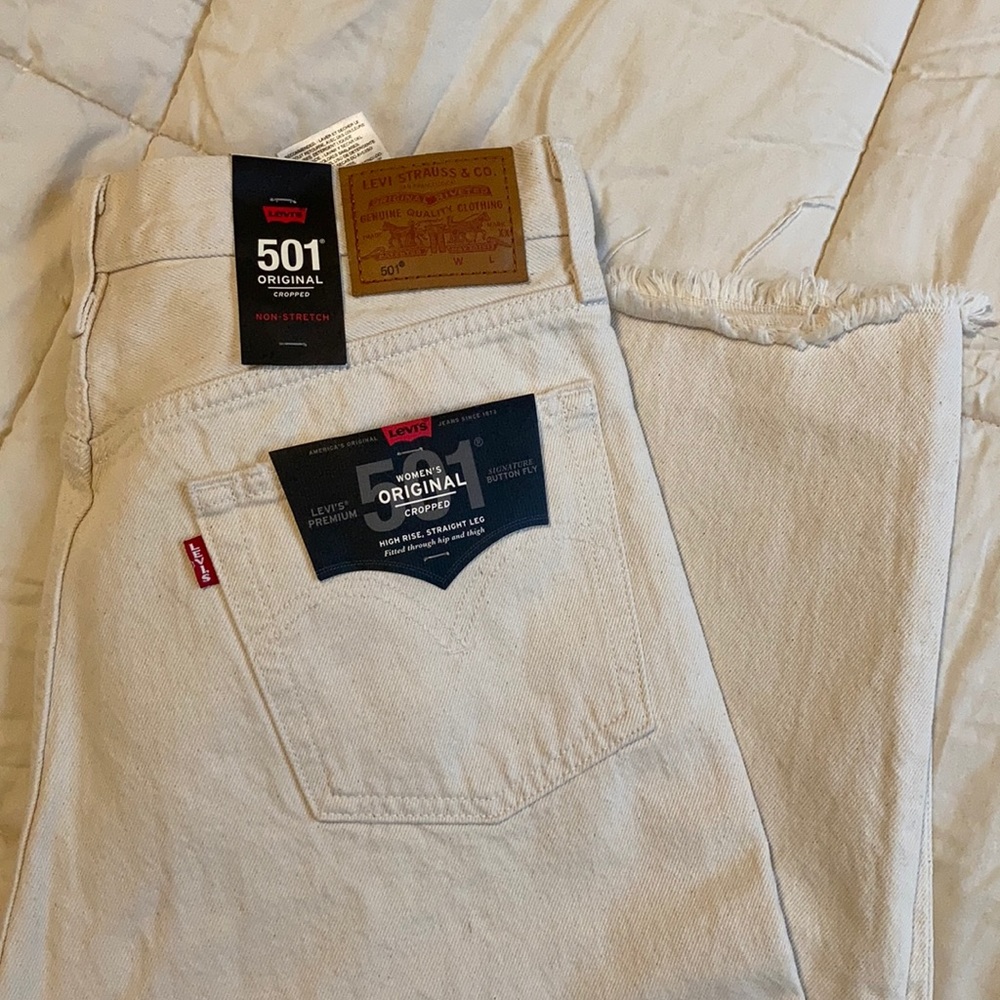 Levi’s Original 501’s cropped